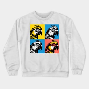 Pop Caique Art - Cool Birds Crewneck Sweatshirt